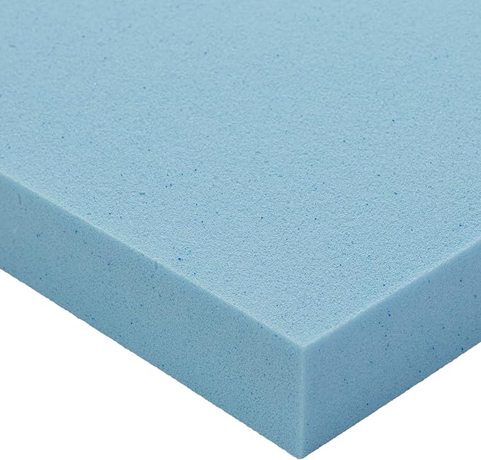 Amazon Basics King Cooling Gel-Infused Memory Foam Mattress Topper, CertiPUR-US Certified, 3 inches, Blue
