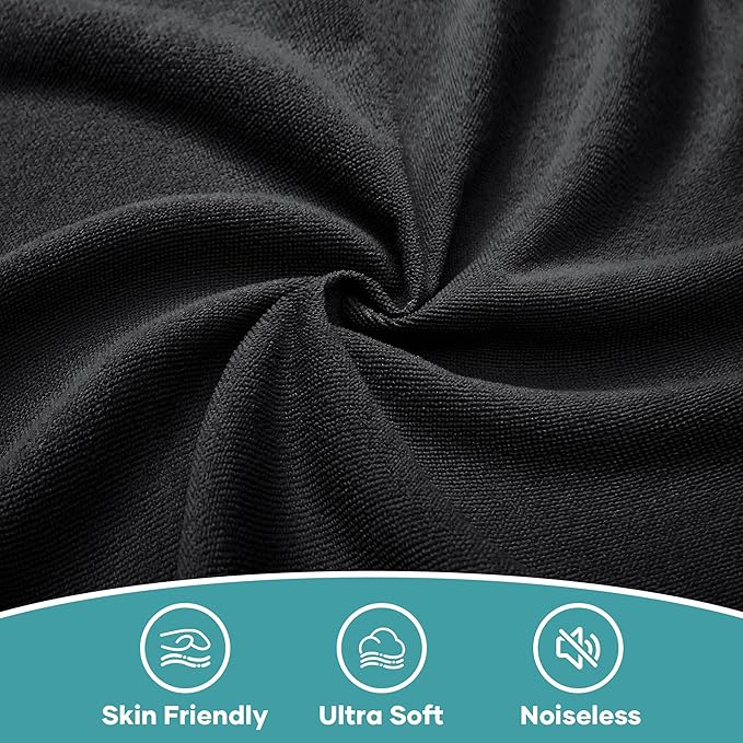 OhGeni 100% Waterproof Mattress Protector, Full Black Size, Fitted Sheet with Deep Pockets, 6''-18'', Premium Noiseless Breathable Soft Material, Mattresses Cover for Bed