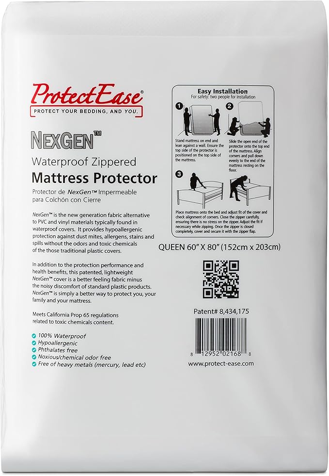 Nexgen Waterproof Zippered Mattress Protector (Twin)