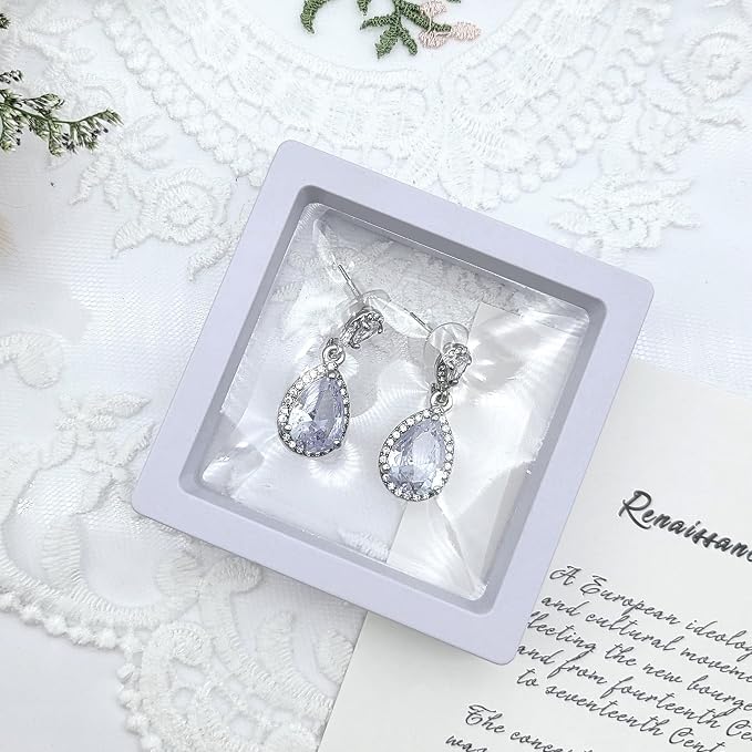 12PCS 3D Floating Frame Display Stand, Jewelry Box, Gift Box, Ornament Organizer, Small Travel Jewelry Box, PE Film Anti-Oxidation, Suspended Display Box Stackable (2.75*2.75，Type 1) - Image 3