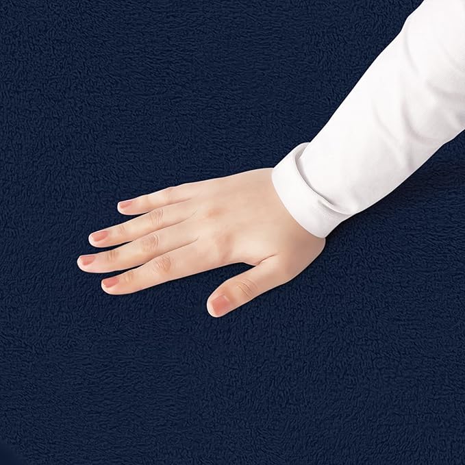 Utopia Bedding Premium Waterproof Mattress Protector, Viscose Made from Bamboo Mattress Cover, Breathable, Fitted Style with Stretchable Pockets (Navy, Full)