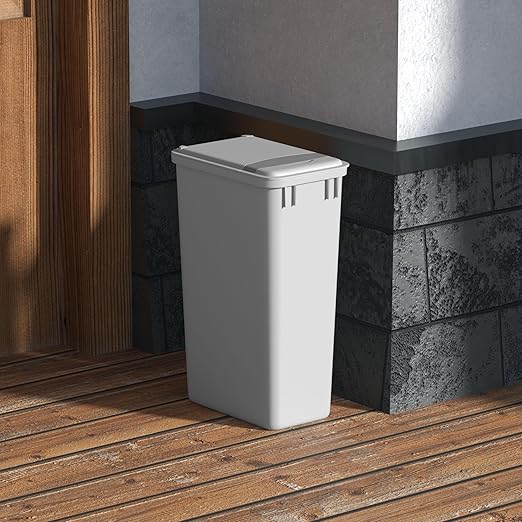 Dowell 50Qt Wastebasket Trash Can Garbage Container, for Home/Kitchen/Office, Grey - (Can Only) 1PC - Image 4