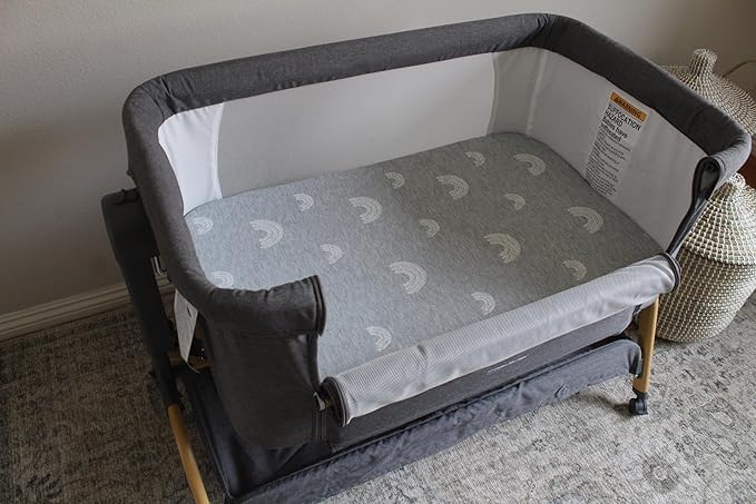 Baby Bassinet Mattress Topper, Waterproof Replacement Pad with Removable & Washable Mattress Covers (for Mika Micky/ANGELBLISS/Koolerthings)