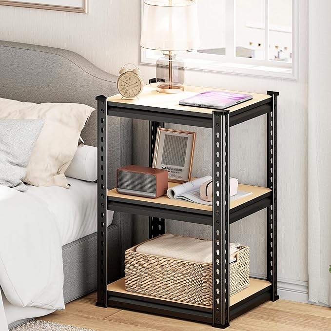 REIBII Storage Shelves 6 Tier Garage Shelving, Adjustable Shelving Units Loads 2250LBS, Narrow Shelves Units and Storage for Kitchen, Pantry, Garage, Closet, Basement, 16" W x 16" D x 72" H - Image 8