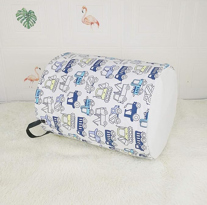Collapsible Kids Laundry Basket Clothes Hamper, Foldable Storage Organizer Bin, Toy Clothes Storage with Handles for Boys Girls Bedroom, Room Decor Cars - Image 6