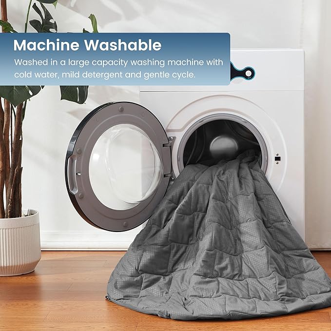 SLEEP ZONE Waterproof Mattress Protector Pad Full Machine Washable, Breathable Mattress Topper with Deep Pockets, All-Season Use, Hotel Quality (Full, Grey)