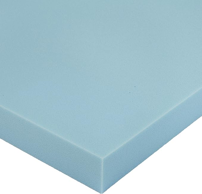 Amazon Basics King Cooling Gel-Infused Memory Foam Mattress Topper, CertiPUR-US Certified, 3 Inches, Blue