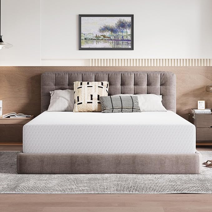 Novilla King Mattress 14 Inch, King Size Memory Foam Mattress for Pressure Relief & Supportive Comfort, Cool Refreshing Sleep Mattress in a Box, CertiPUR-US Certified, Medium Firm