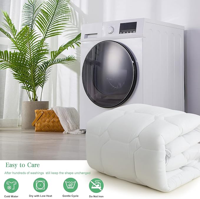 UNILIBRA Twin Size Mattress Pad Cooling Rayon from Bamboo, Quilted Fitted Mattress Protector Pillow Top Single Mattress Cover with Deep Pocket Up to 19 Inches, Ultra Soft Filling Mattress Topper