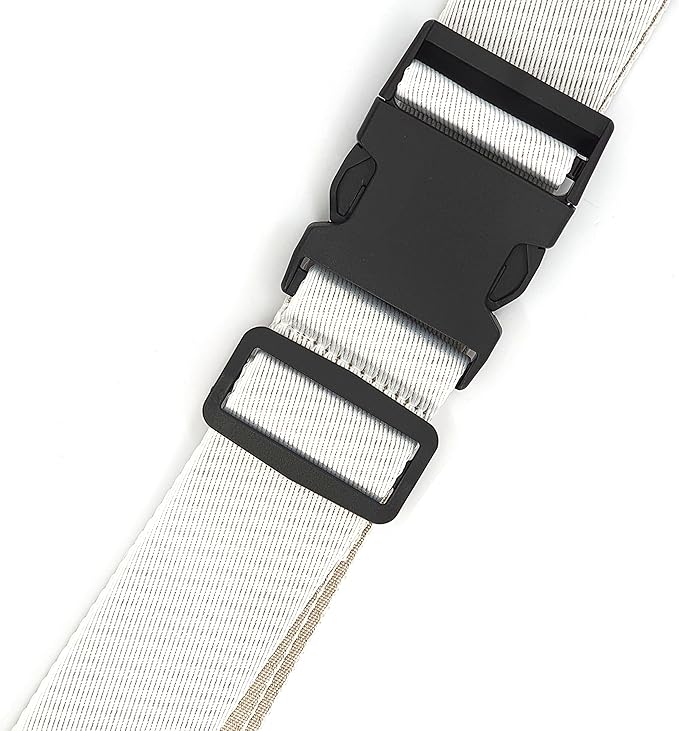 ONE K 2PCS Topper/Memory Foam Mattress Packing Straps for Moving or Storage (100" x 2", Ivory)