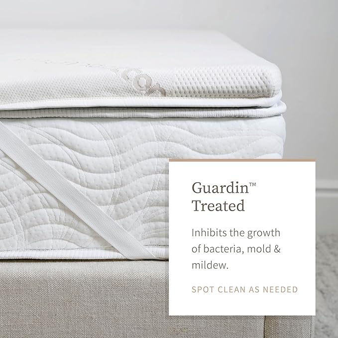 Saatva High-Density Foam Mattress Topper - 1.5” Layer of High-Density Foam - Contouring Comfort with Medium Firmness - King