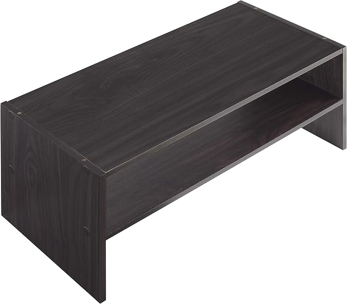 Whitmor Wood Stackable 2-Shelf Shoe Rack, 24 INCH, Espresso - Image 7