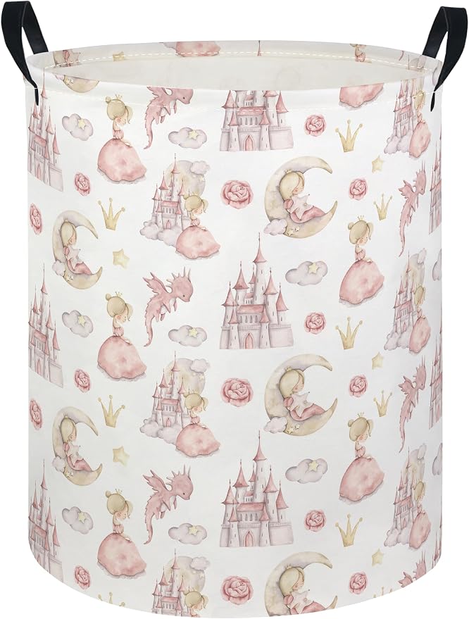 Baby Laundry Hamper kids laundry Basket Waterproof Laundry Bag for Bedroom Toy Clothes Organizer Room Décor(Castle) by Unknown
