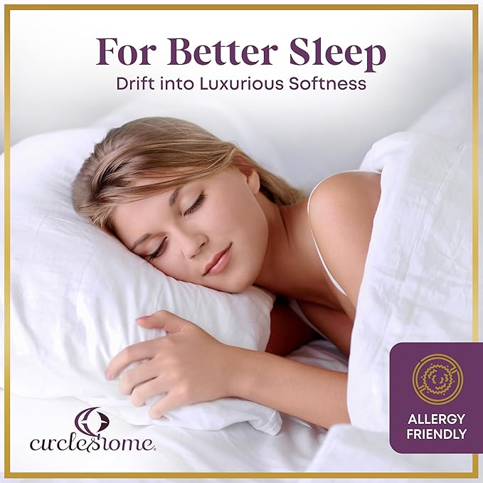 CirclesHome Hotel Collection Full XL Size Hybrid Mattress Protector & Pad - Extra Padded, Thick, Plush, & Fitted Mattress Topper for Bed - Comfortable Pillow Top Mattress Cover