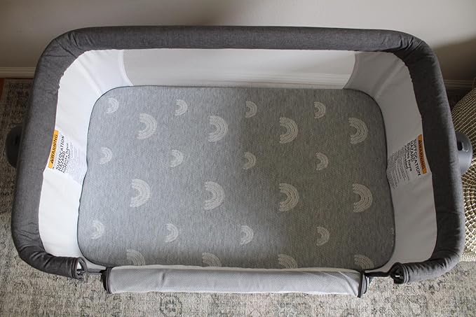 Baby Bassinet Mattress Topper, Waterproof Replacement Pad with Removable & Washable Mattress Covers (for Mika Micky/ANGELBLISS/Koolerthings)