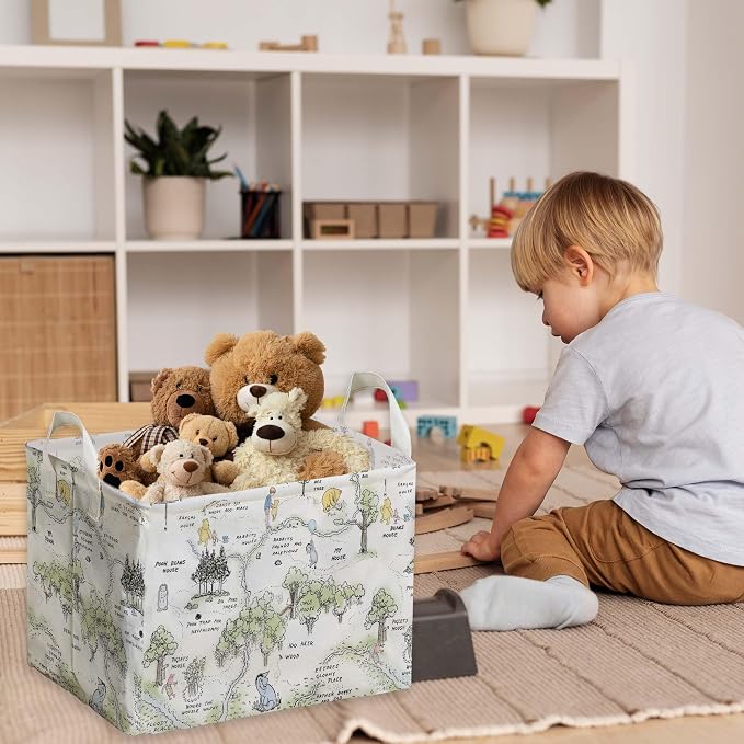 Winnie Nursery Baby Stuff, Winnie Storage Basket, Winnie Nursery Storage Baske Storage Basket With A Waterproof PE Coating, Storage Baskets Suitable For Bathroom and Bedroom - Image 7