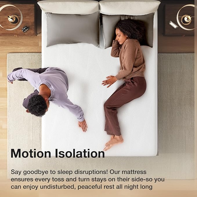 Novilla King Size Mattress in a Box, 14 Inch King Mattress, Gel Memory Foam Mattresses for Cooling Night Sleep & Pressure Relief, CertiPUR-US Certified, White