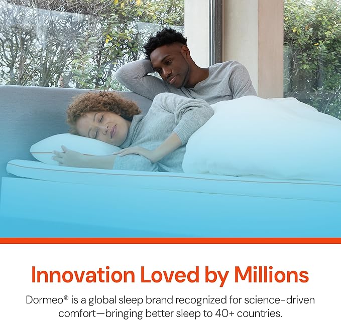 Dormeo The Essentials Mattress Topper, King, 2-Inch with Octacell Technology, Plush Comfort, Breathable, Cooling Foam Mattress