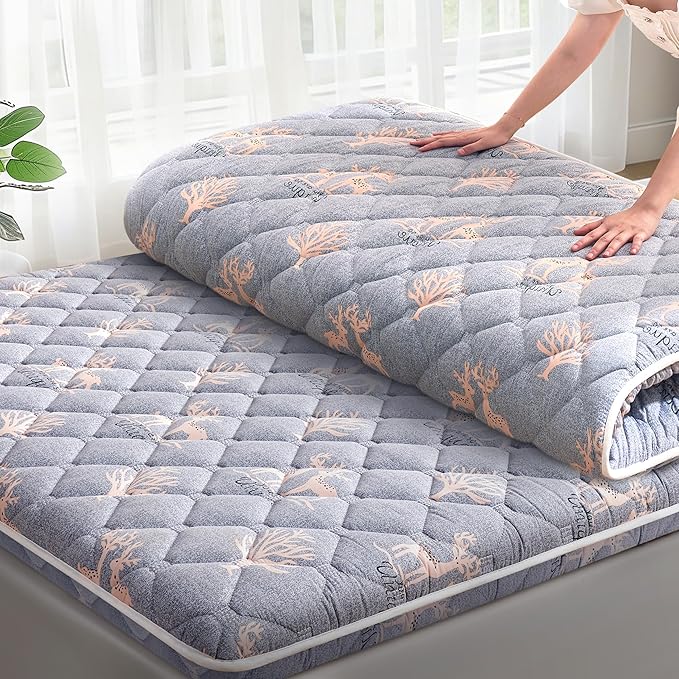 Premium Foam Twin Mattress Topper -Thick 9-Layer Modern Comfort Topper, 60-mil Foam-Back Pain Relief & Comfort Support, Breathable & Hypoallergenic