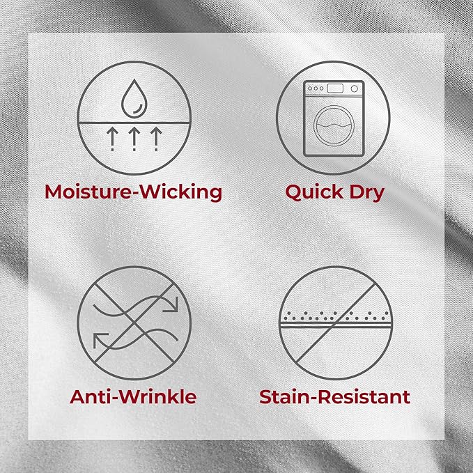 Mellanni Extra Deep Split King Sheets - 5 PC Iconic Collection Bedding - Hotel Luxury, Ultra Soft, Cooling Bed Sheets - Wrinkle, Fade, Stain Resistant (Split King, Light Gray)