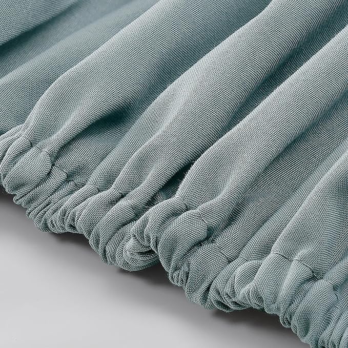 Modern Threads Soft Microfiber Solid Sheets - Luxurious Microfiber Bed Sheets - Includes Flat Sheet, Fitted Sheet with Deep Pockets, & Pillowcases Ocean Queen
