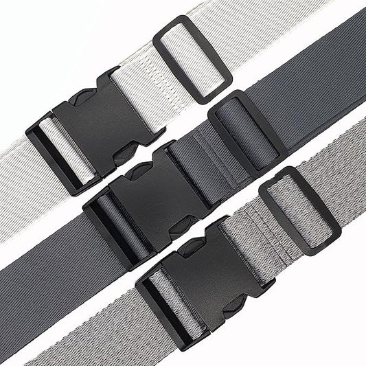 ONE K 2PCS Topper/Memory Foam Mattress Packing Straps for Moving or Storage (100" x 2", Dark Grey)