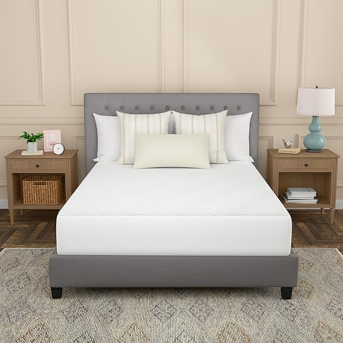 Sealy Complete Protection Waterproof Stain Protection Soft Comfort Top PerfectGrip Stretch Sidewalls Machine Washable Fitted Mattress Protector, King Size, White