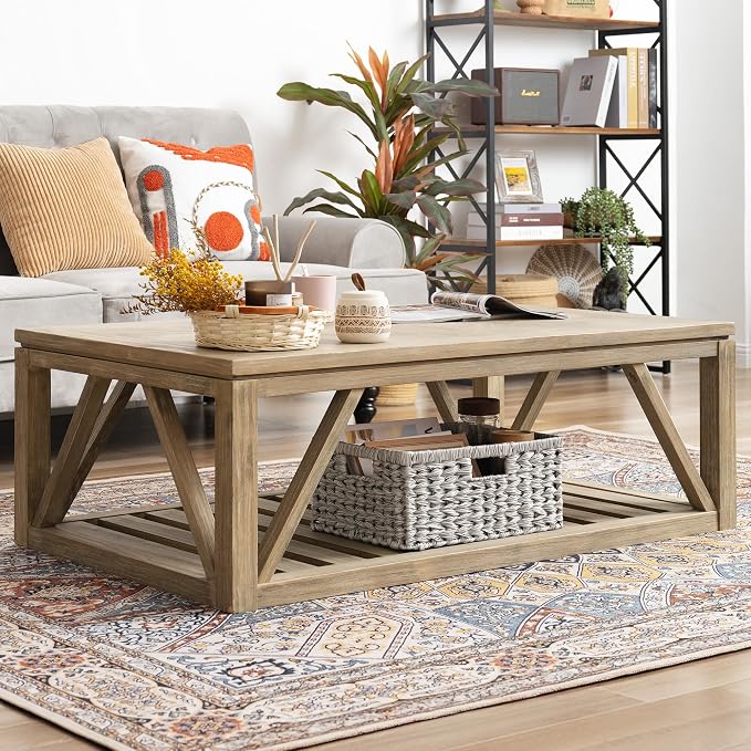 GRANNY SAYS Wicker Storage Baskets for Shelves, Waterproof Wicker Baskets for Organizing, Woven Basket for Shelves, Decorative Basket for Living Room, Grey - Image 8