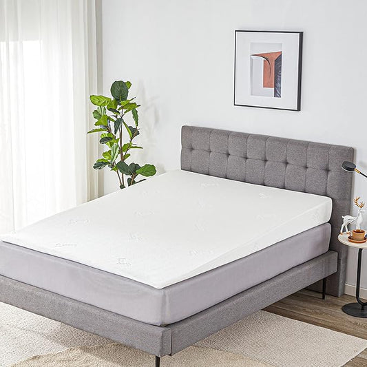 Wedge Mattress Elevator 7-Inch Inclined Mattress Topper for Acid Reflux, GERD, Neck & Back Pain, Snoring, Under Bed Wedge Mattress with Washable Cover & Non-Slip Bottom for Bedroom, King