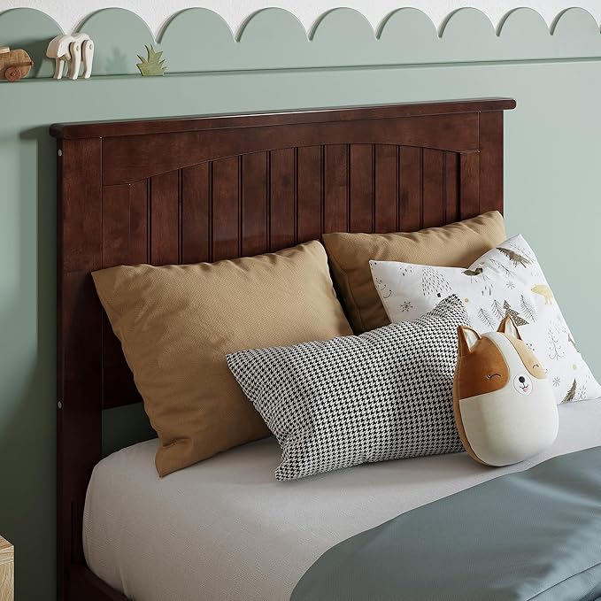 AFI, Nantucket Twin Solid Wood Panel Headboard, Walnut