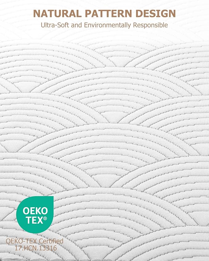 Zenzy 2" Full Waterproof Mattress Topper Cover, 100% Waterproof, Oeko-TEX Certified, Zippered Topper Protector with Adjustable Straps, Ultra-Soft and Washable (Cover Only)