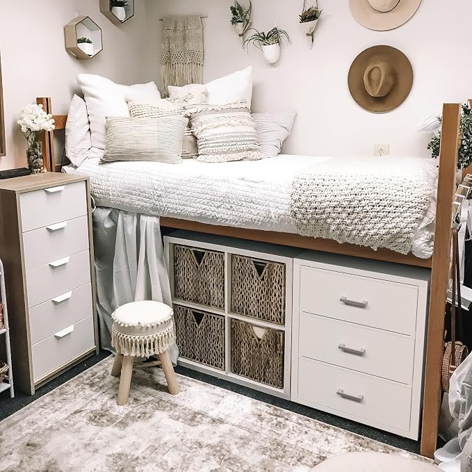 BOLUO Closet Drawers White 3 Drawer Dresser for Closet Organizers and Storage Bedroom Dorm Modern - Image 3