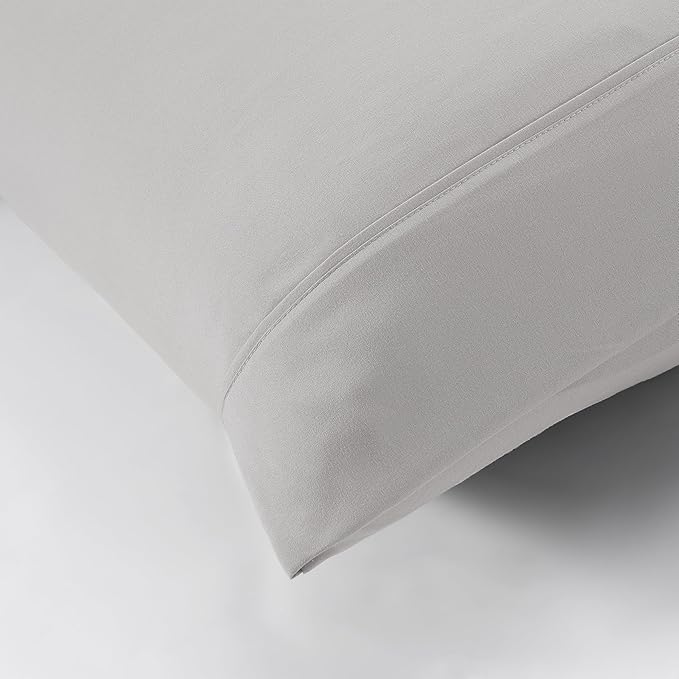Modern Threads Soft Microfiber Solid Sheets - Luxurious Microfiber Bed Sheets - Includes Flat Sheet, Fitted Sheet with Deep Pockets, & Pillowcases Vapor Blue Full