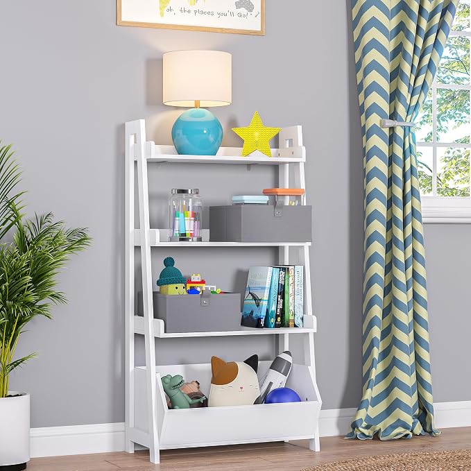 RiverRidge Kids 2pc Folding Storage Bins Set - 10.5” Bin Organizers with Handles - Gray Closet Organizer and Storage for Toys, Games, Shoes - Foldable Cube Storage Organizer Bins for Playroom, Nursery - Image 2