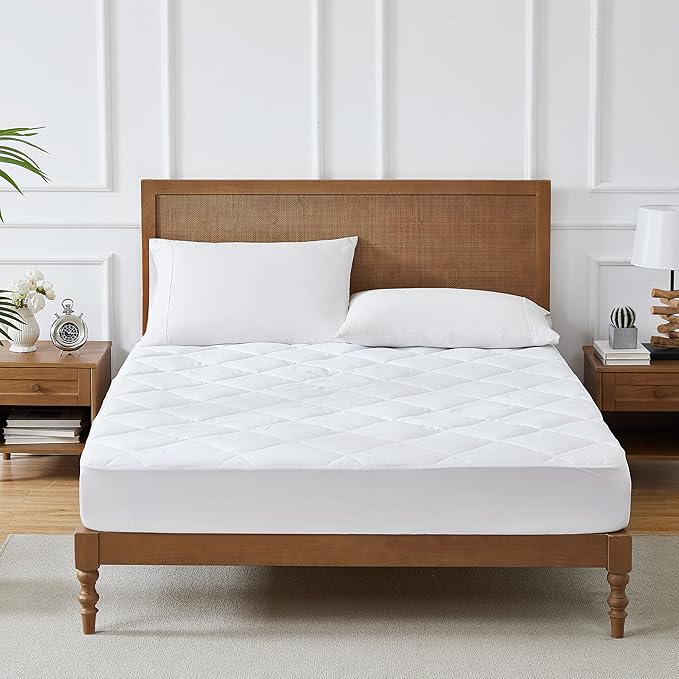 Plush Primaloft® Signature Luxury Down Alternative 400 Thread Count Mattress Pad by Stearns & Foster® (Hypoallergenic) (King)