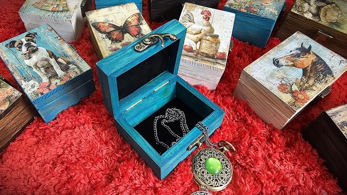 RK Collections Nautical Sea Turtle Keepsake Box | Home Décor, Gifts for Beach, Sea, Ocean Animal, Turtle Lovers | Jewelry Storage Box for Girls, Women (3TS1) - Image 4