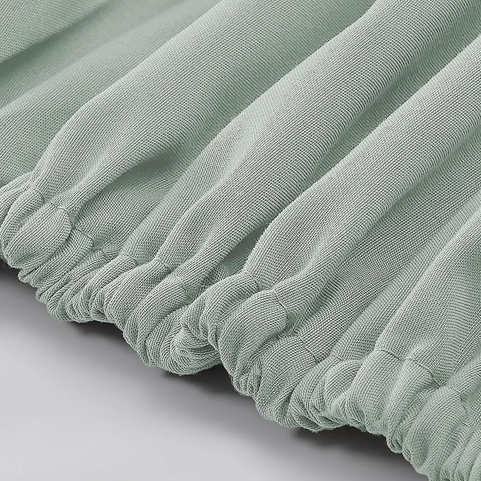 Modern Threads Soft Microfiber Solid Sheets - Luxurious Microfiber Bed Sheets - Includes Flat Sheet, Fitted Sheet with Deep Pockets, & Pillowcases Seafoam Full