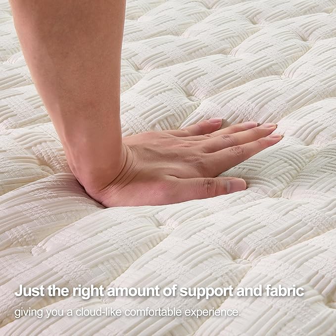 Premium High-Density Foam Mattress Topper Twin XL Size (39"x80") White, Thick & Firm Support, Breathable & Hypoallergenic for Back Pain Relief & Pressure Relief, Bed Topper
