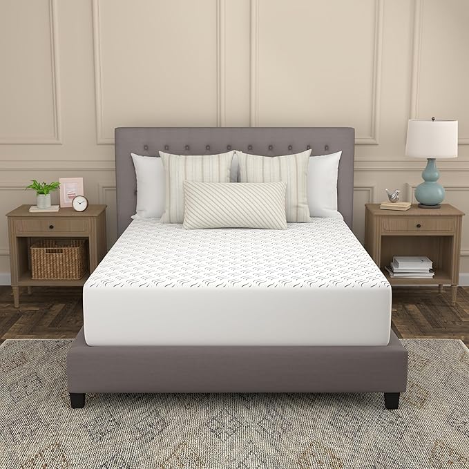 Sealy Flex Charcoal Mattress Cover Protector, Full- PerfectGrip Stretch Sidewalls Fitted, Waterproof