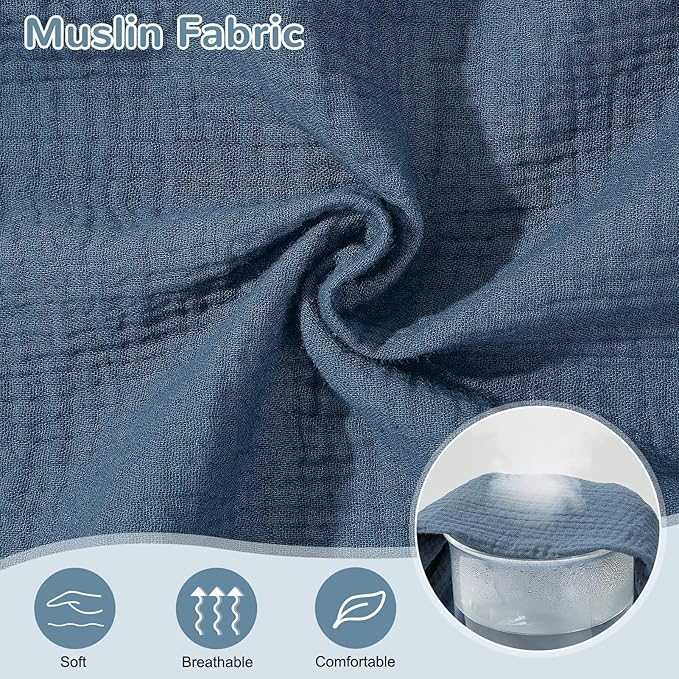 Basumee Muslin Bassinet Sheets for Baby Girl Boy 2 Pack Soft Breathable Baby Bedside Bassinet Fitted Sheets with Bottom Elastic Band Mattress Cover for Rectangle Oval Hourglass Bassinets