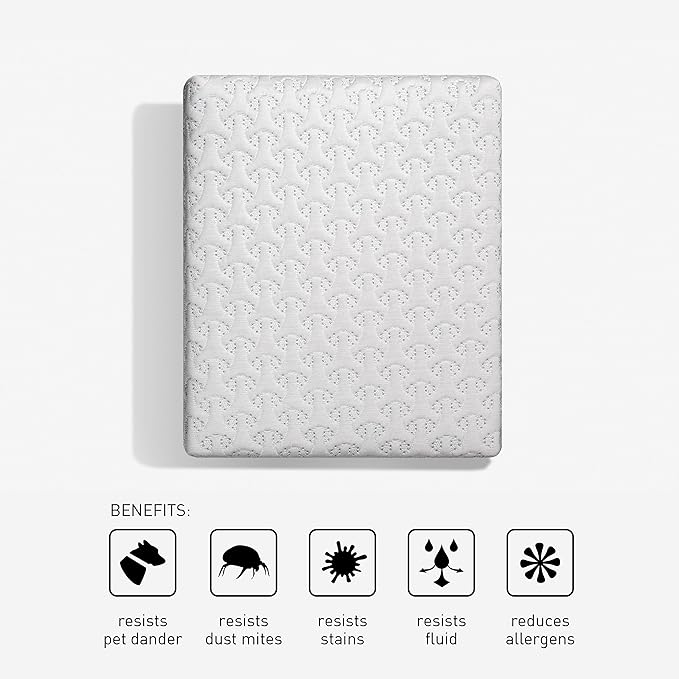 Bedgear Ver-Tex Cooling Twin XL Mattress Protector for College Dorm Room - Waterproof and Instant Cooling Mattress Cover for Bed - Deep Pockets and Adjustable Base Friendly - Hypoallergenic