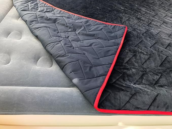 Alki Twilight Thermal Mattress Topper - Indoor or Outdoor Sleeping Pad Cover - Queen Mattress Topper - Insulated to Keep You Warm Naturally - Great for Camping, Hiking, Outdoors - 80 x 60 Inches