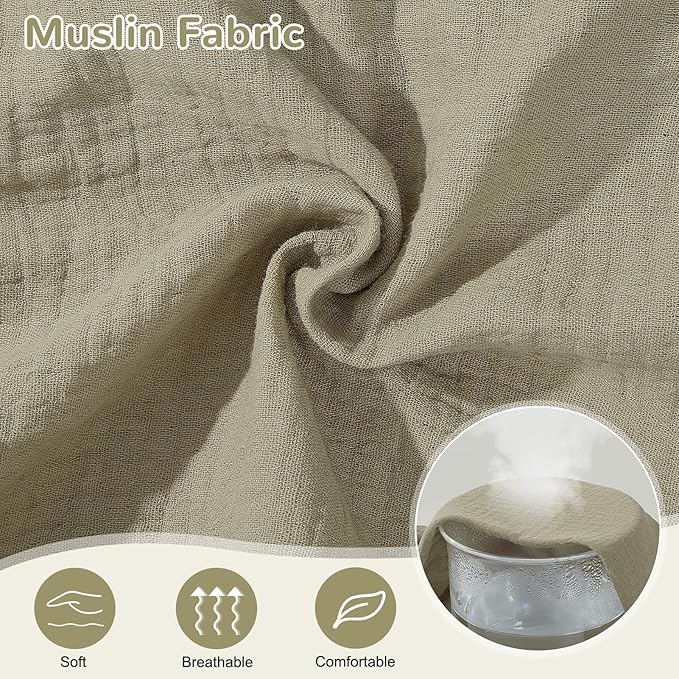 Basumee Muslin Bassinet Sheets for Baby Girl Boy 2 Pack Soft Breathable Baby Bedside Bassinet Fitted Sheets with Bottom Elastic Band Mattress Cover for Rectangle Oval Hourglass Bassinets