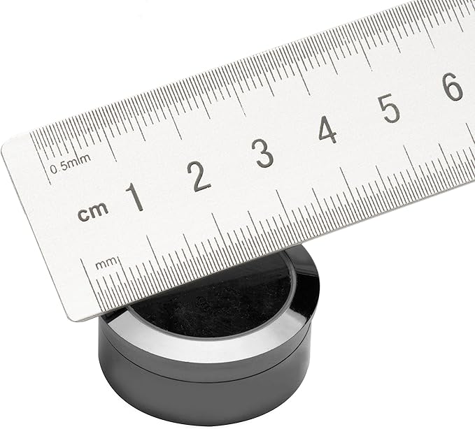 Small Loose Diamond or Gemstone Display Box Case Holder Show Container Metal (Black- 1.3x0.5) - Image 6