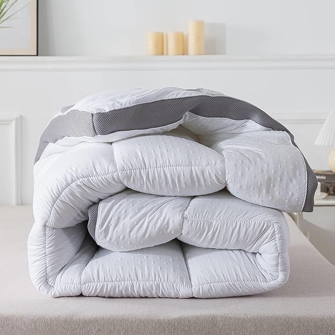 Mattress Topper Queen Mattress Pad Protector - Quality Plush Luxury Down Alternative Pillow Top - Extra Thick Mattress Cover(Queen Size), White