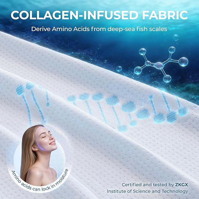 BDEUS 3 Inch Twin Memory Foam Mattress Topper with Collagen-Rich Cover, Soft Mattress Pad for Skin-Hydrating & Back Pain Relief, CertiPUR-US Certified