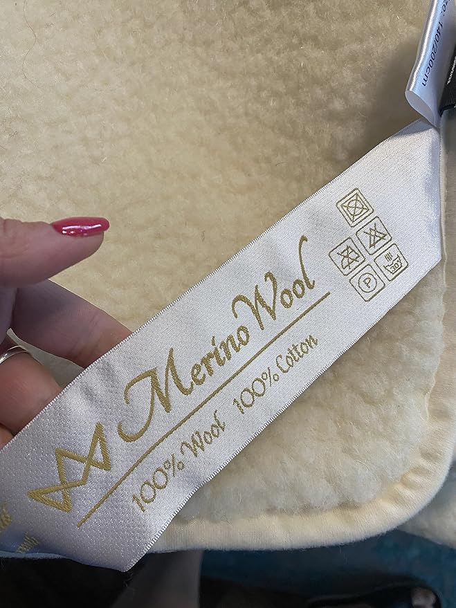 Mattress Topper Sheet Protector Underblanket Extra Thick Mattress pad Cover Woolmark Under Blanket (Twin XL 39" x 80" - 100 x 200 cm)