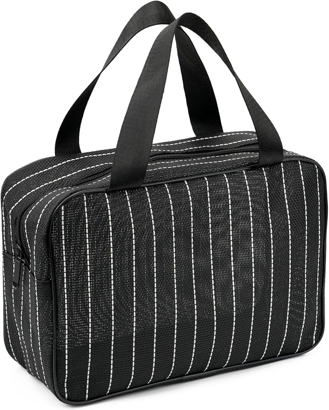 REDSINDA Mesh Shower Caddy Bag for Bathroom Gym Camping Portable Travel Mesh Toiletry Bag for Women Men by REDSINDA