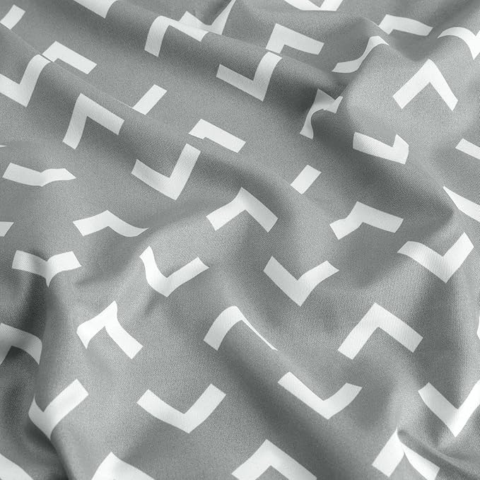 Utopia Bedding Queen Sheet Set, Soft Microfiber 4 Piece Bed Sheets with 15" Deep Pocket - Easy Care Brushed Microfiber (Arrows - White)